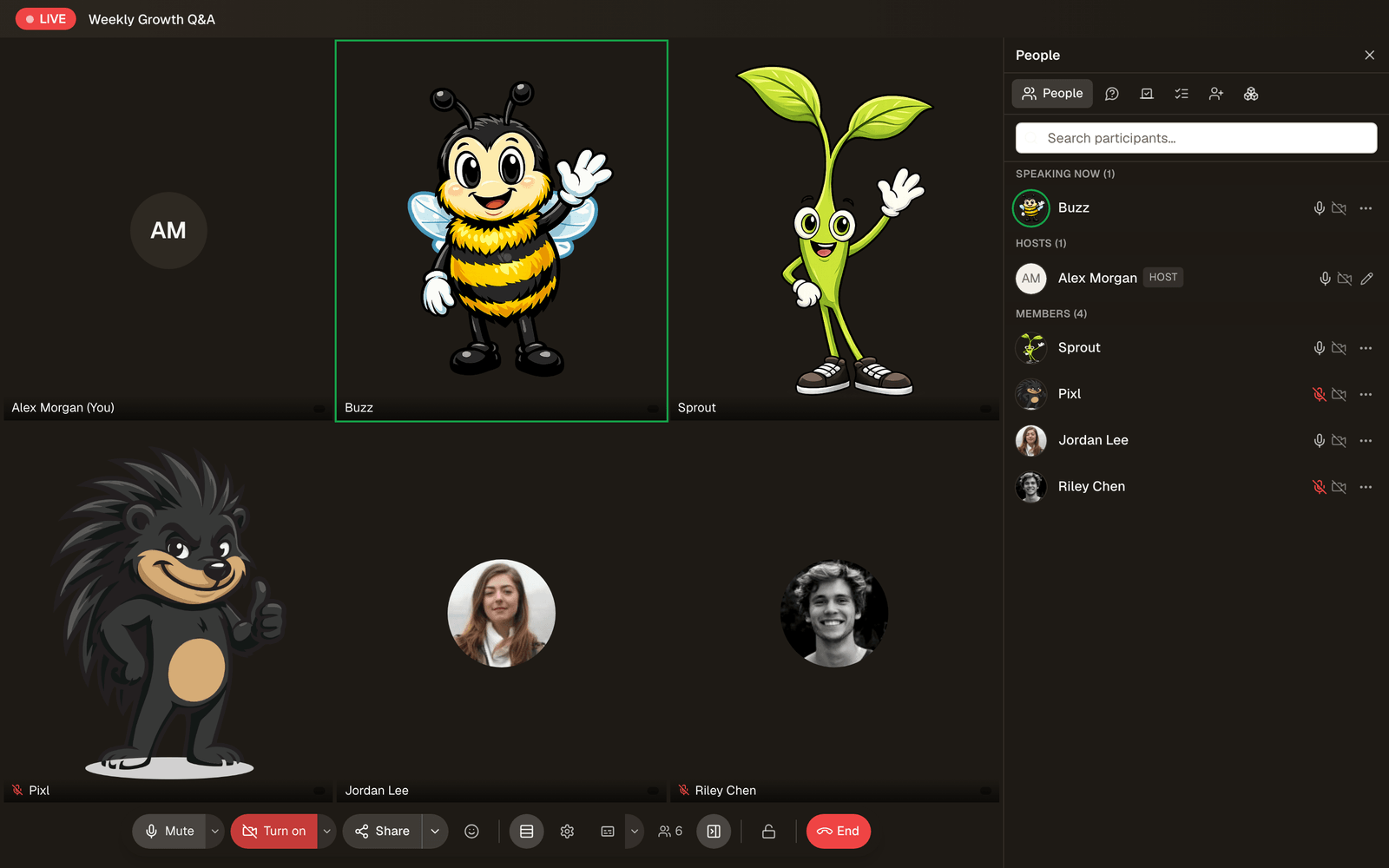 Go live where your members in Seedly Communities